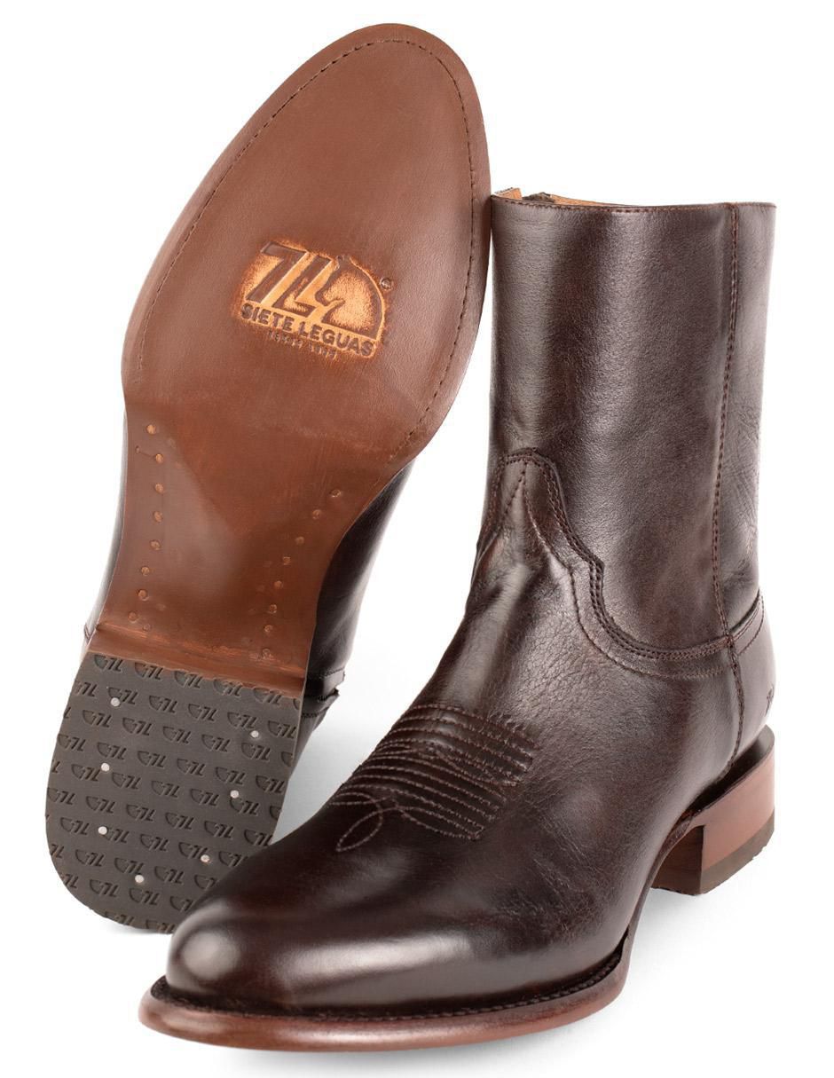 Botín 11200 de piel para hombre 4