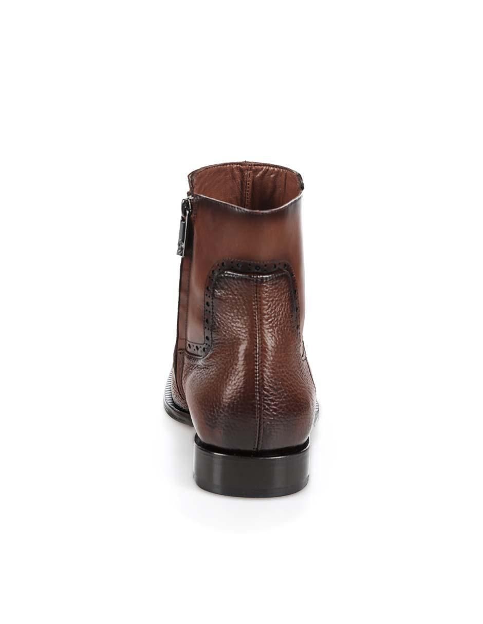 Botín de piel para hombre 8