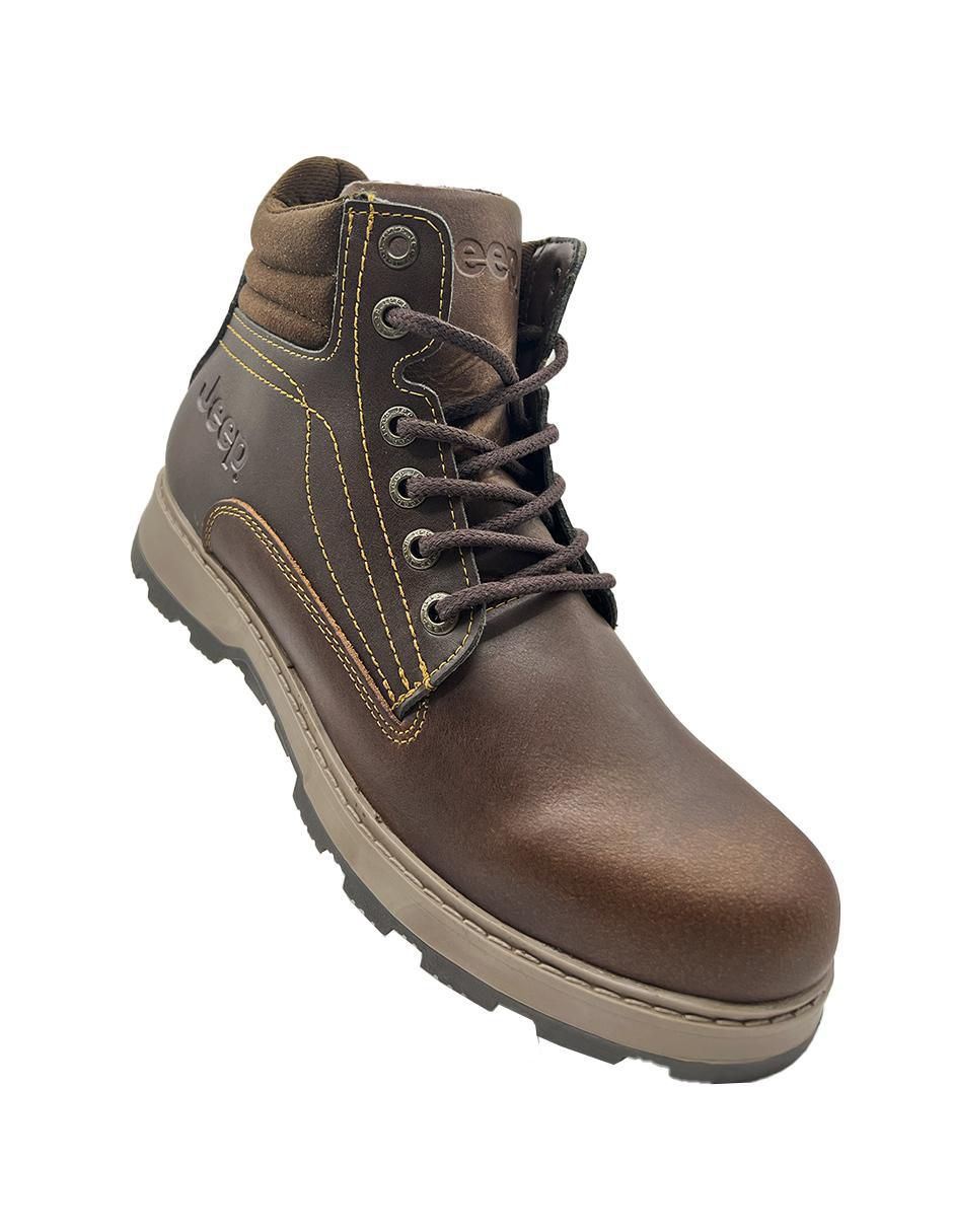 Bota de piel para hombre