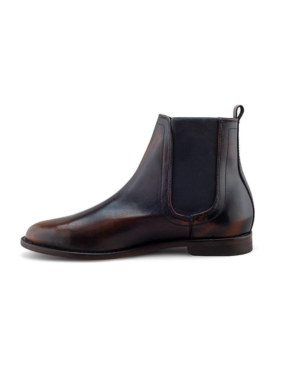 Bota de piel para hombre