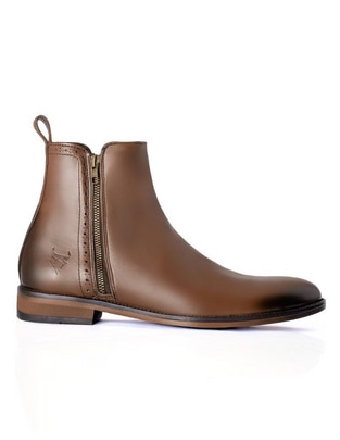 Botín Chelsea de piel para hombre Botín Chelsea de piel para hombre