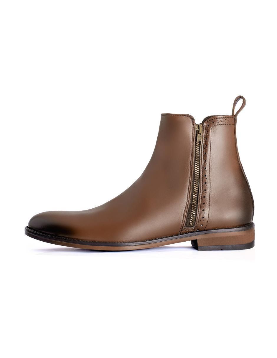 Botín Chelsea de piel para hombre 3