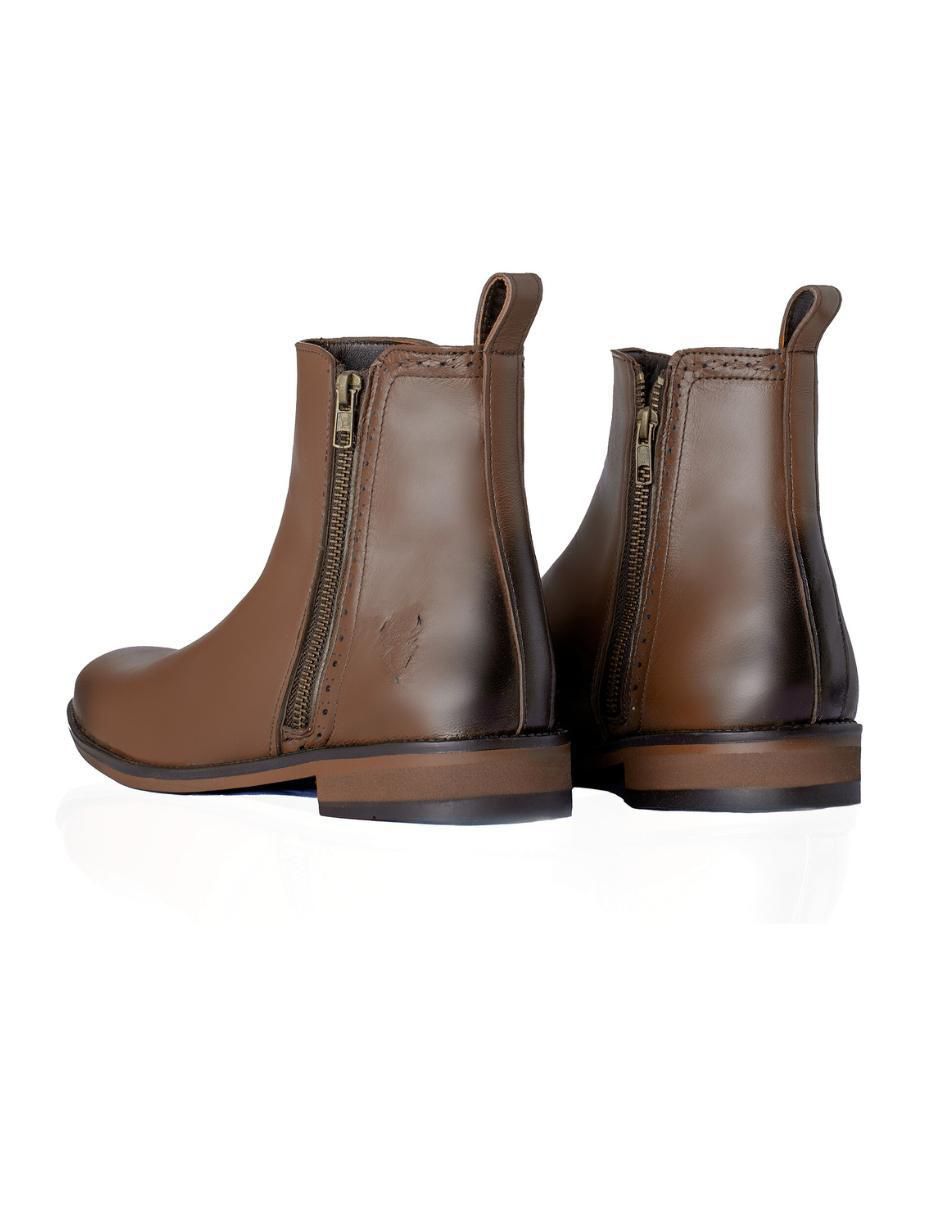 Botín Chelsea de piel para hombre 2