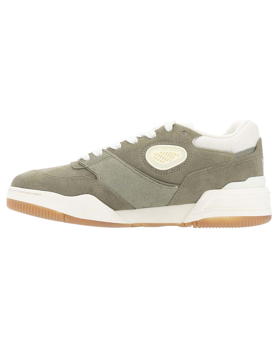 Tenis de piel para hombre