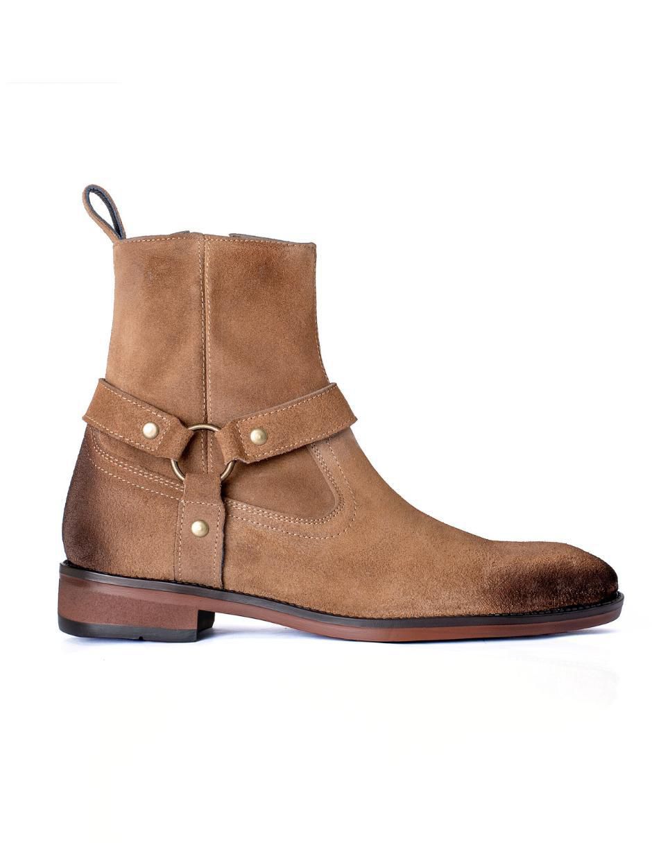 Botín de piel para hombre Botín de piel para hombre