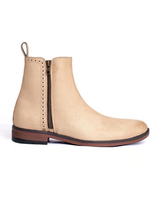 Botín de piel para hombre Botín de piel para hombre