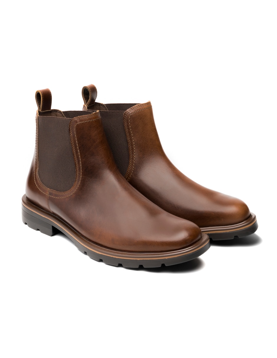 Botín de piel para hombre 6