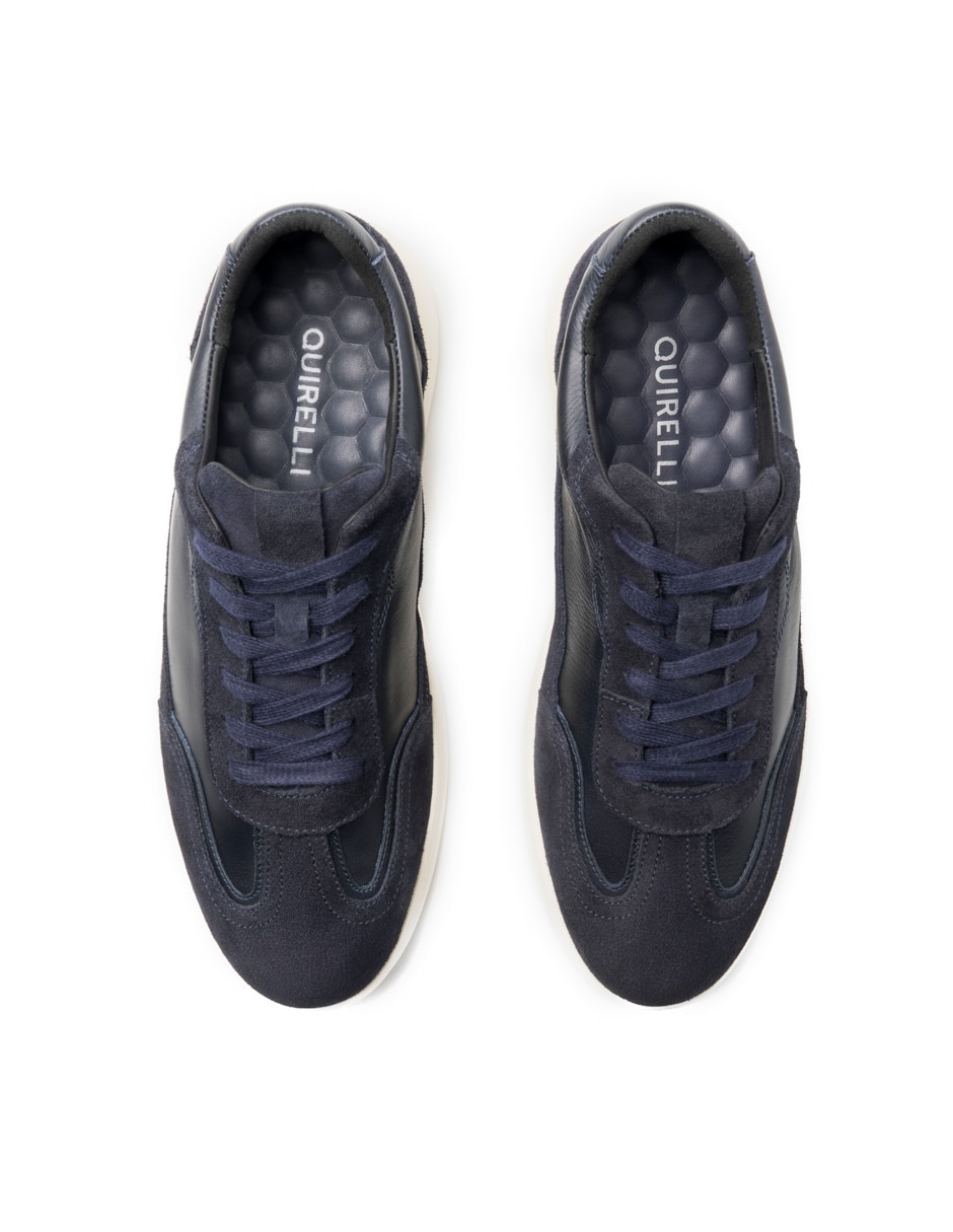 Tenis de piel para hombre