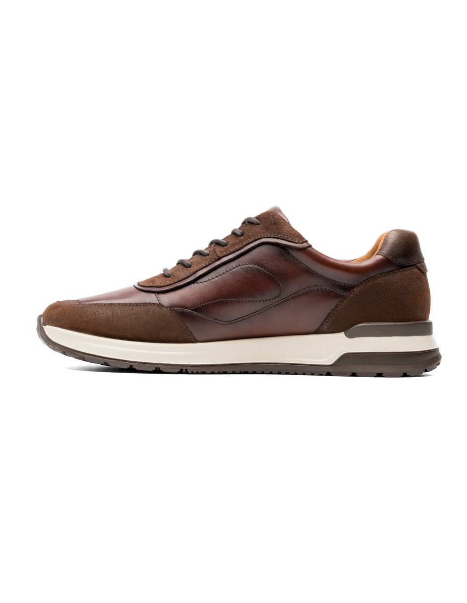 Tenis de piel para hombre 7