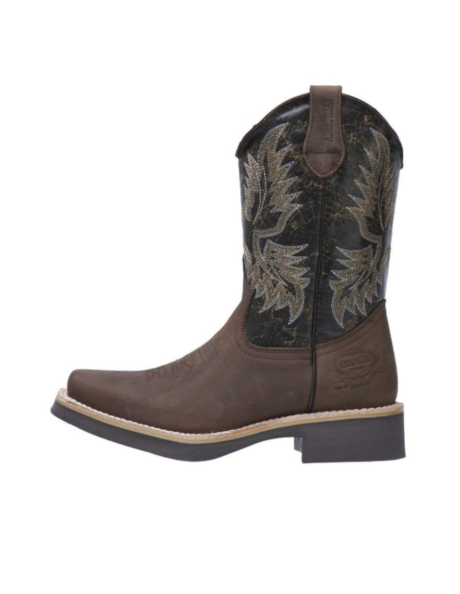 Bota Vaqueras de piel para hombre Bota Vaqueras de piel para hombre