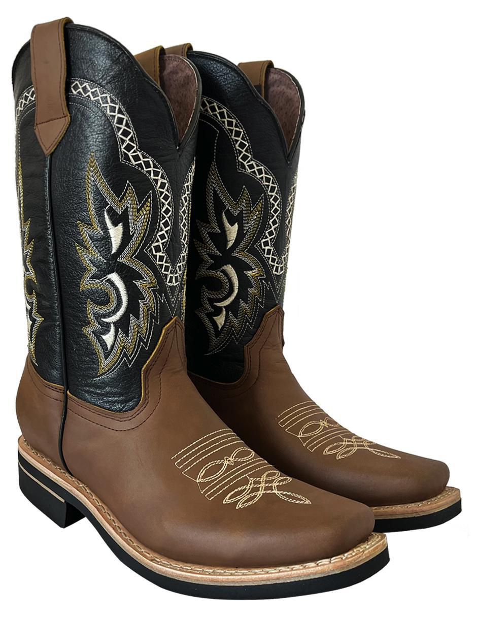 Bota de piel para hombre