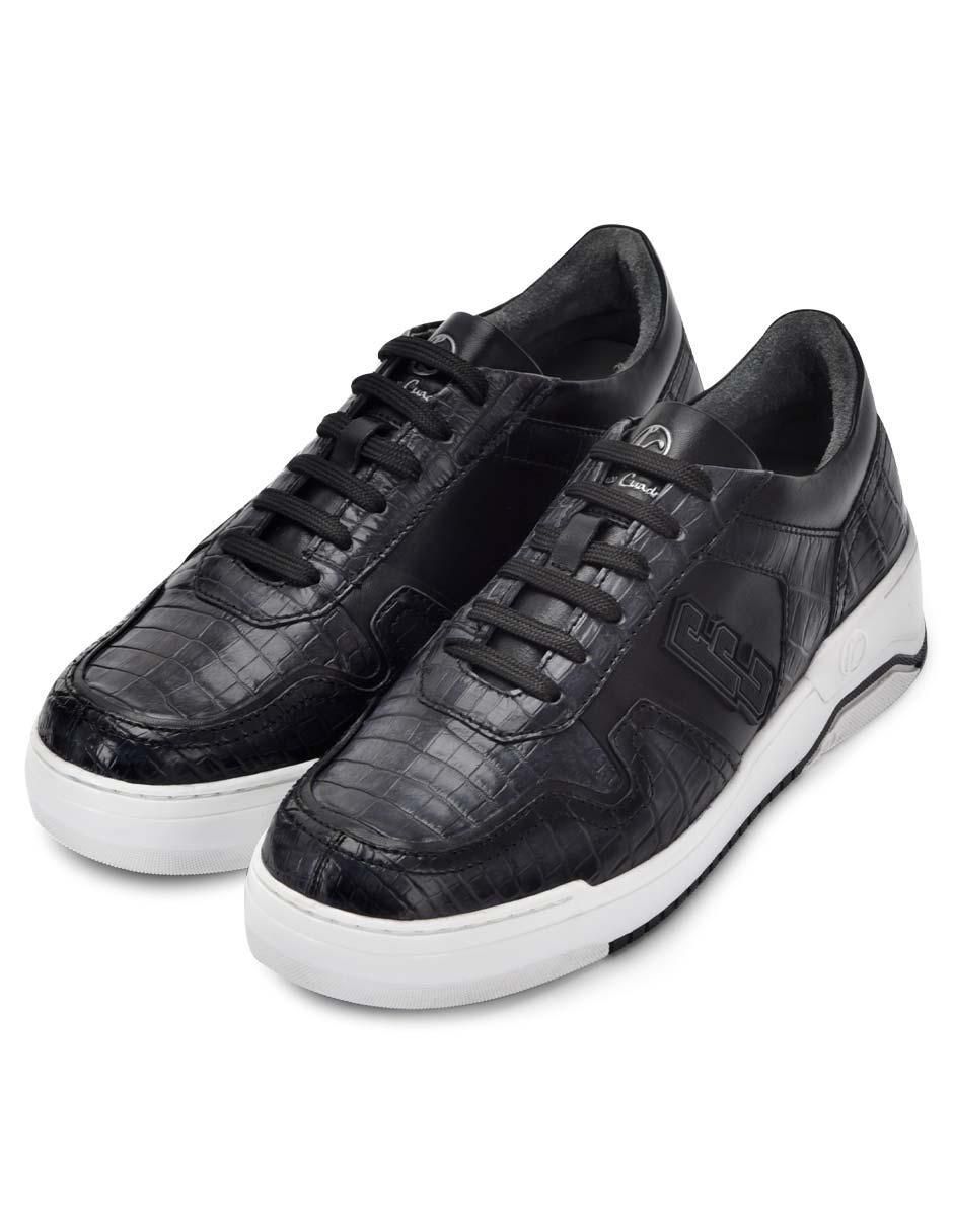 Tenis de piel para hombre