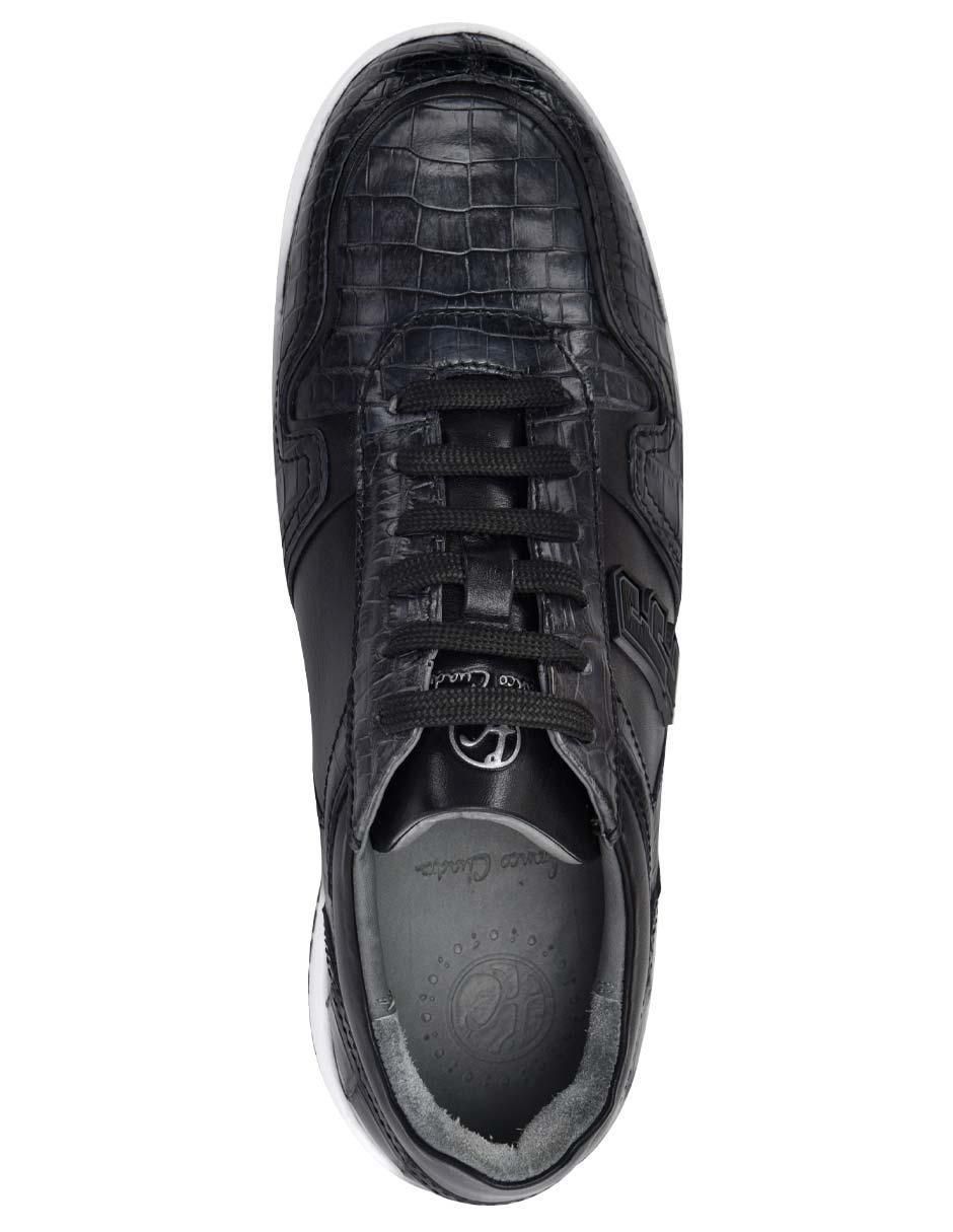 Tenis de piel para hombre