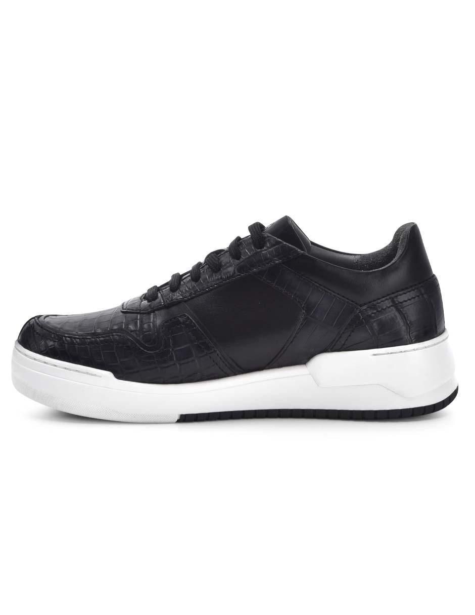 Tenis de piel para hombre
