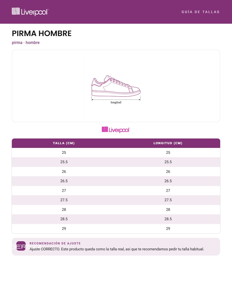 Tenis para hombre