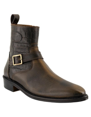 Botín de piel para hombre Botín de piel para hombre