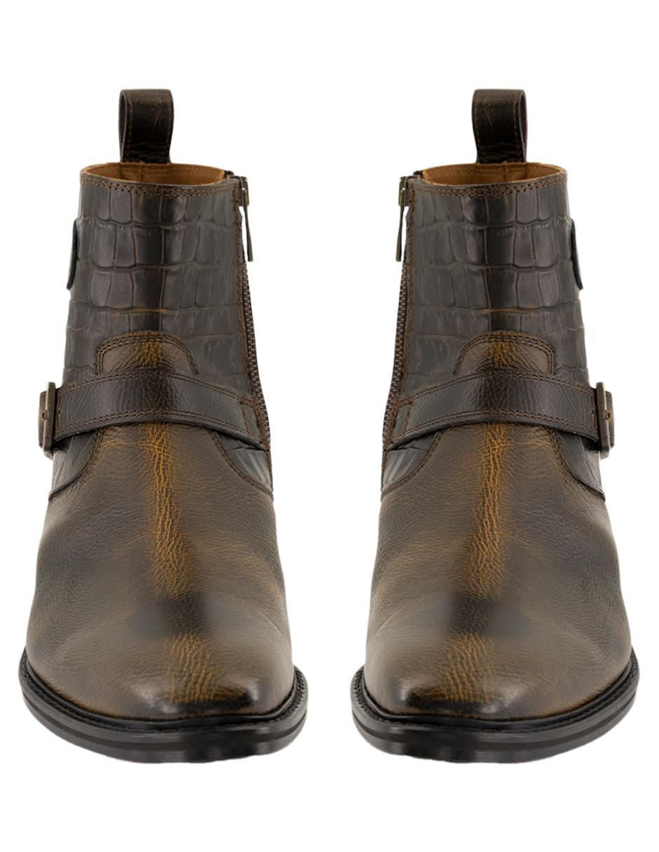 Botín de piel para hombre 2