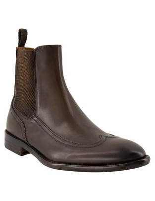 Botín de piel para hombre Botín de piel para hombre