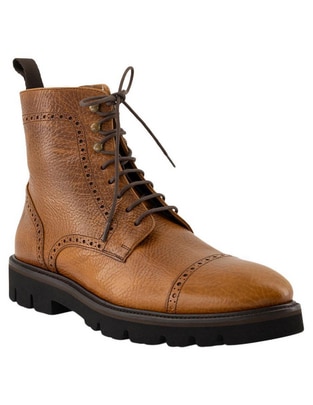Botín de piel para hombre Botín de piel para hombre