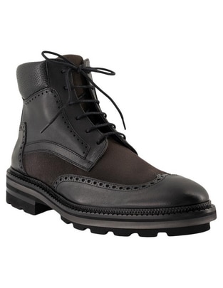Botín de piel para hombre Botín de piel para hombre