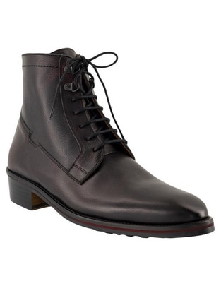 Botín de piel para hombre Botín de piel para hombre