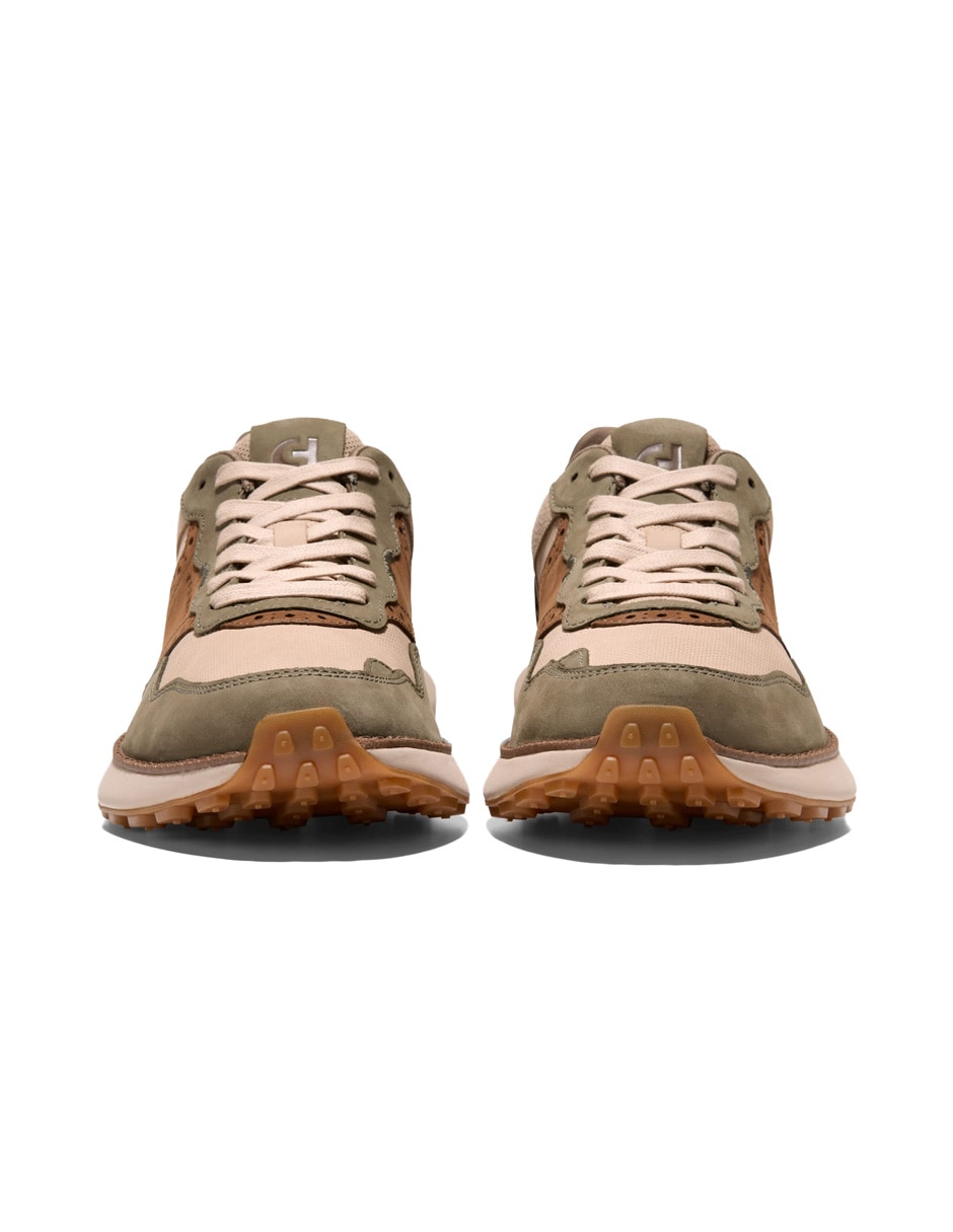 Tenis de piel para hombre