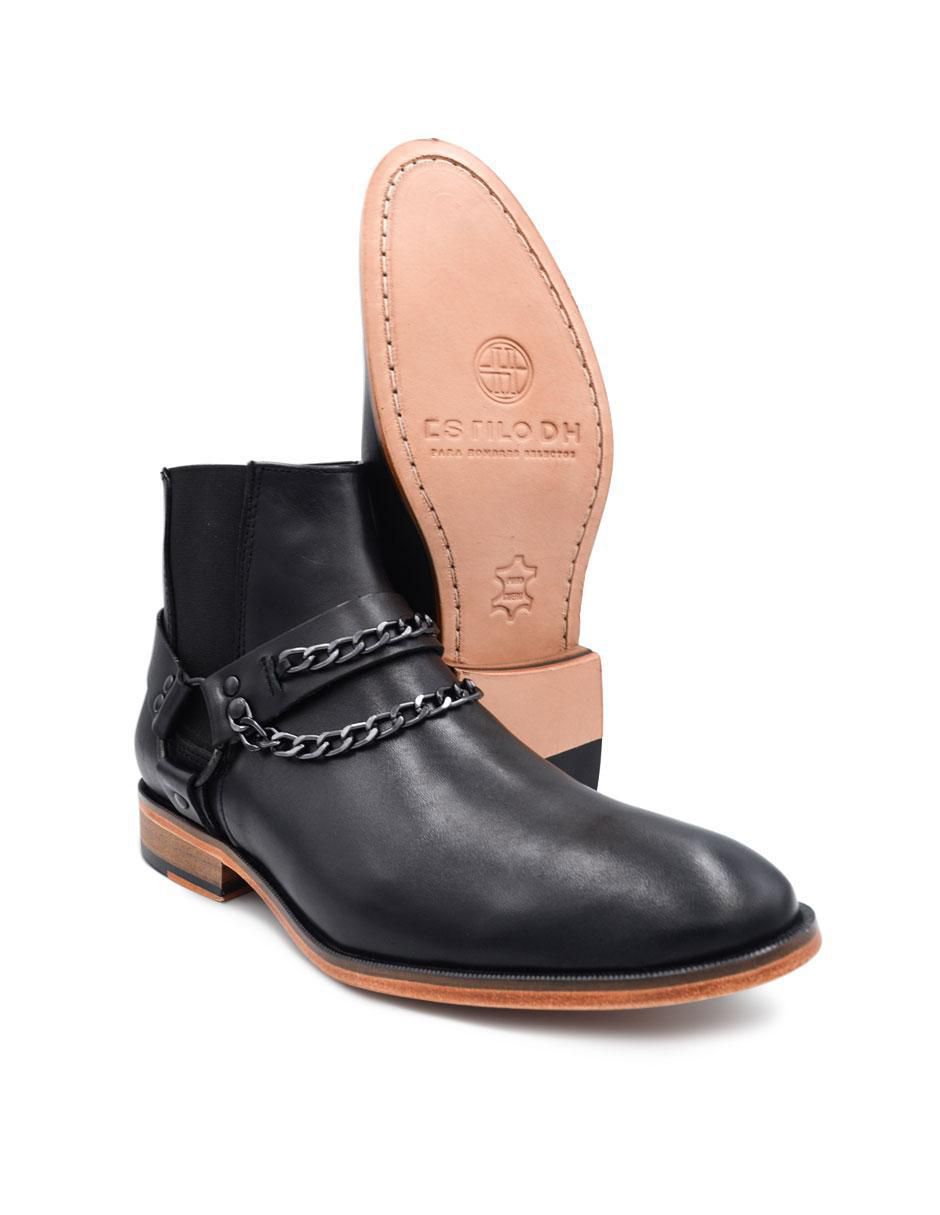 Botín de piel para hombre 4