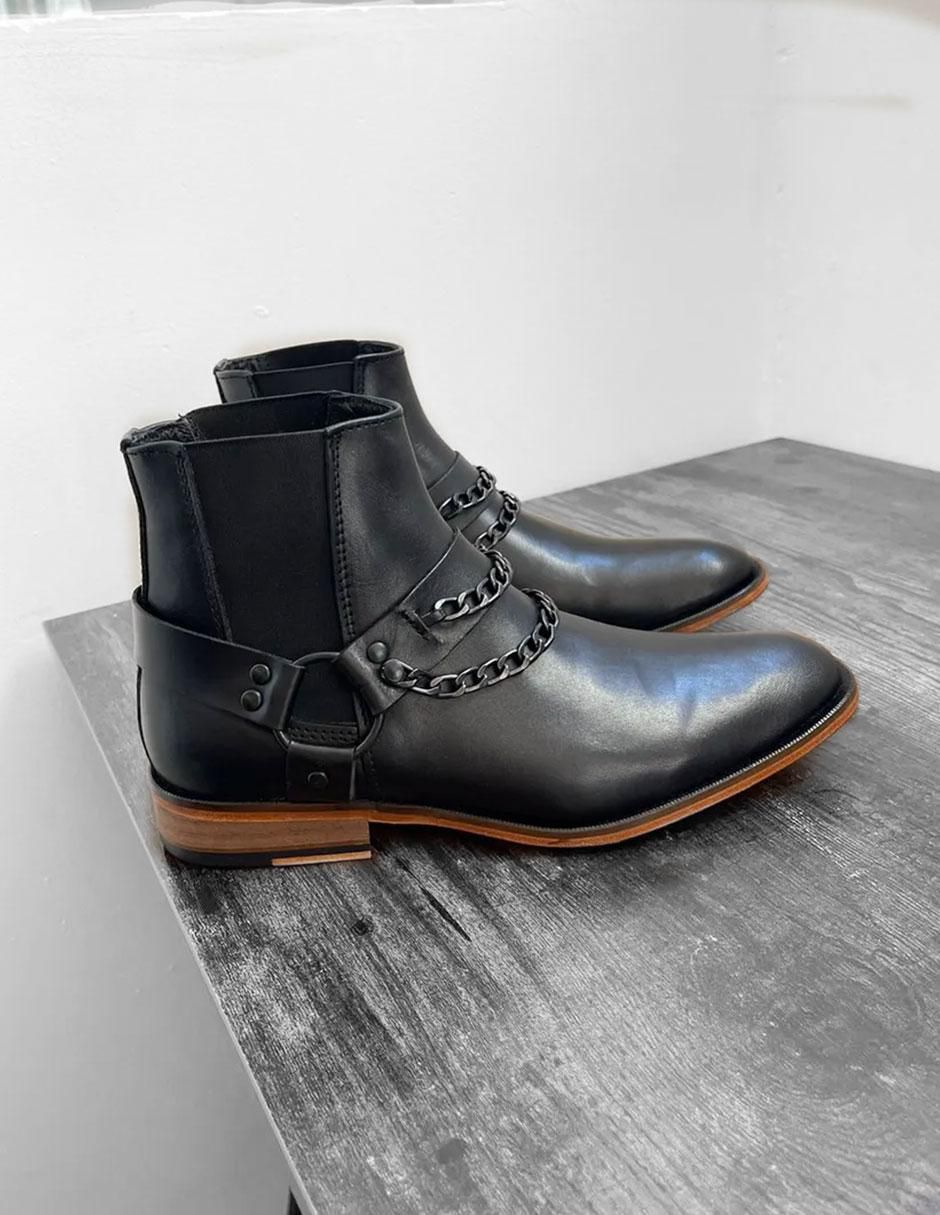 Botín de piel para hombre 2