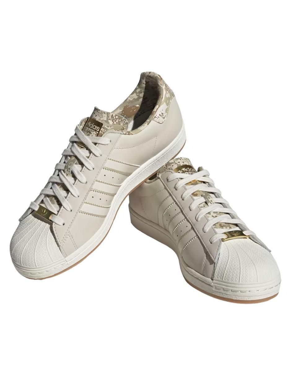 Tenis de piel Superstar para hombre