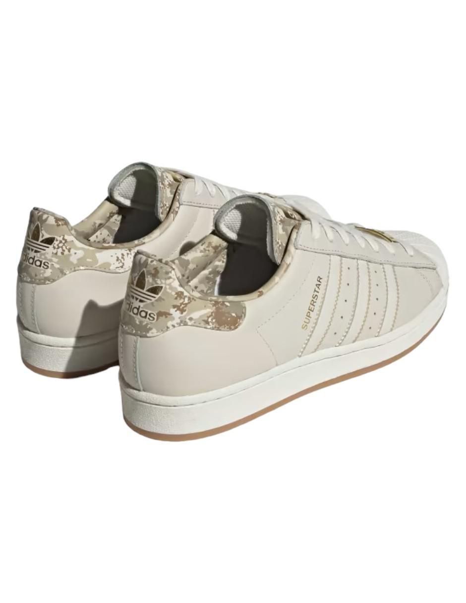 Tenis de piel Superstar para hombre