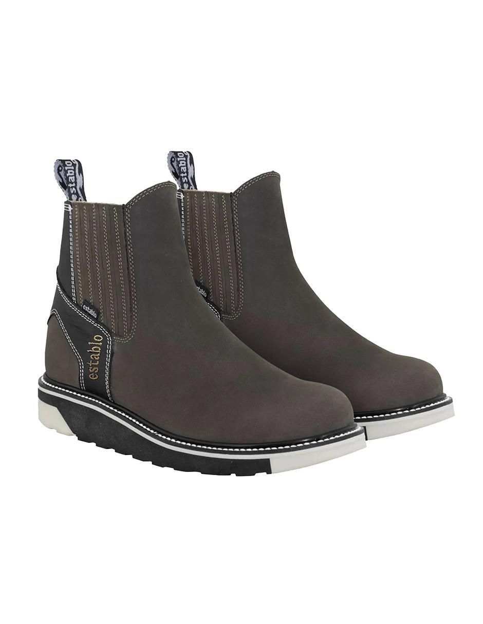 Botín 532 de piel para hombre 4