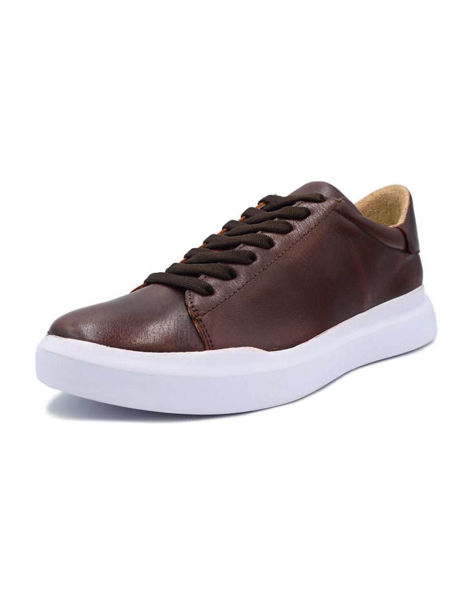 Tenis de piel para hombre