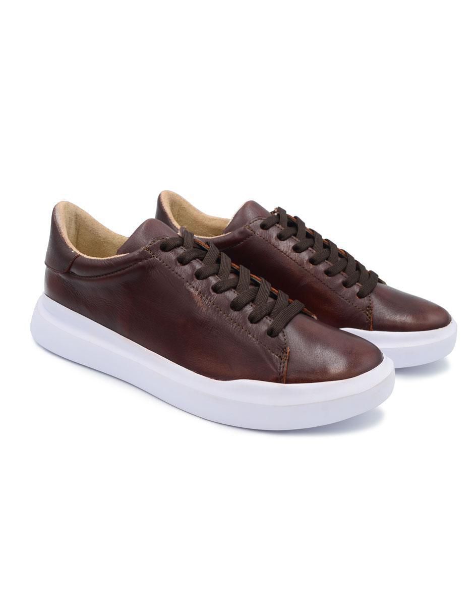 Tenis de piel para hombre