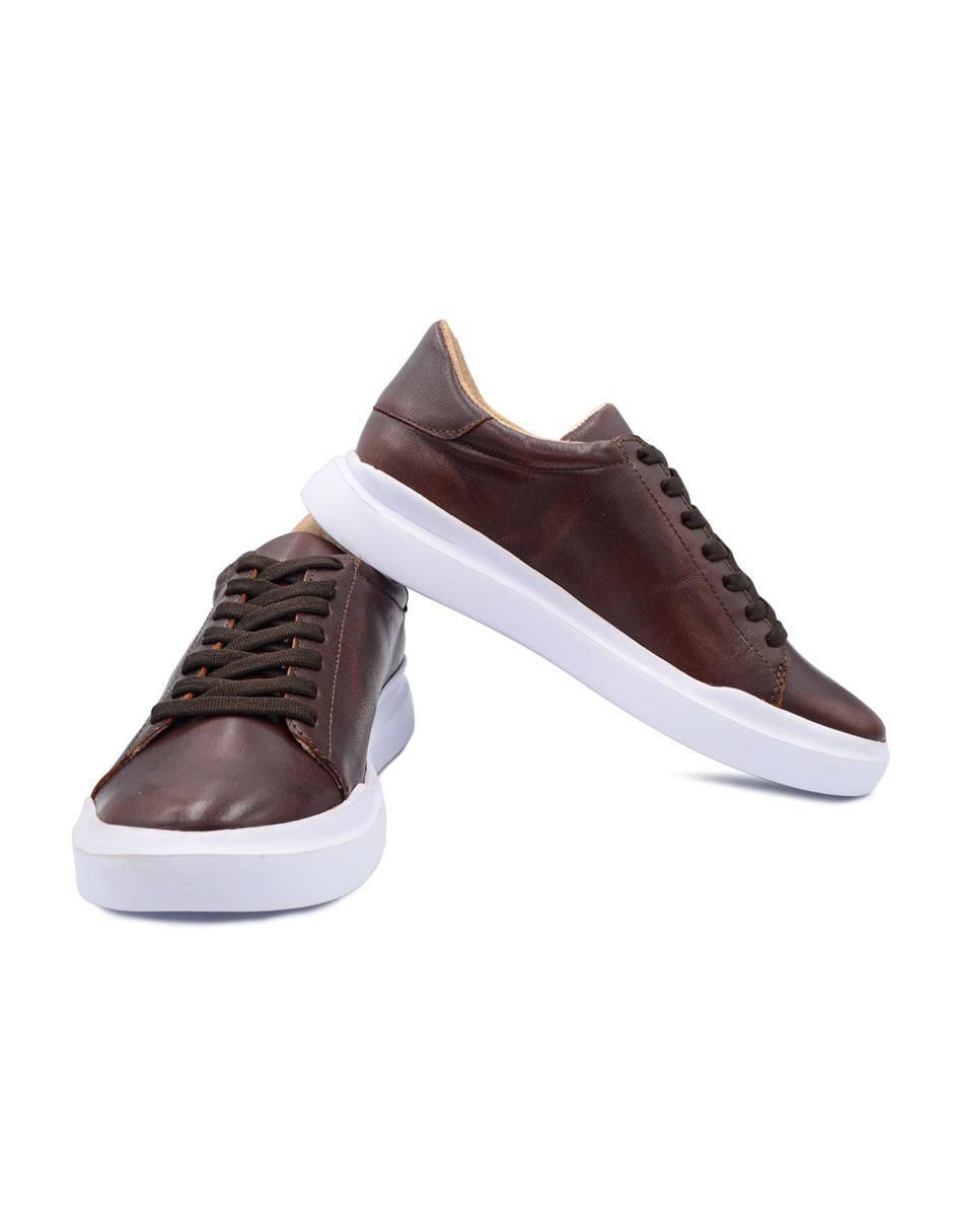 Tenis de piel para hombre