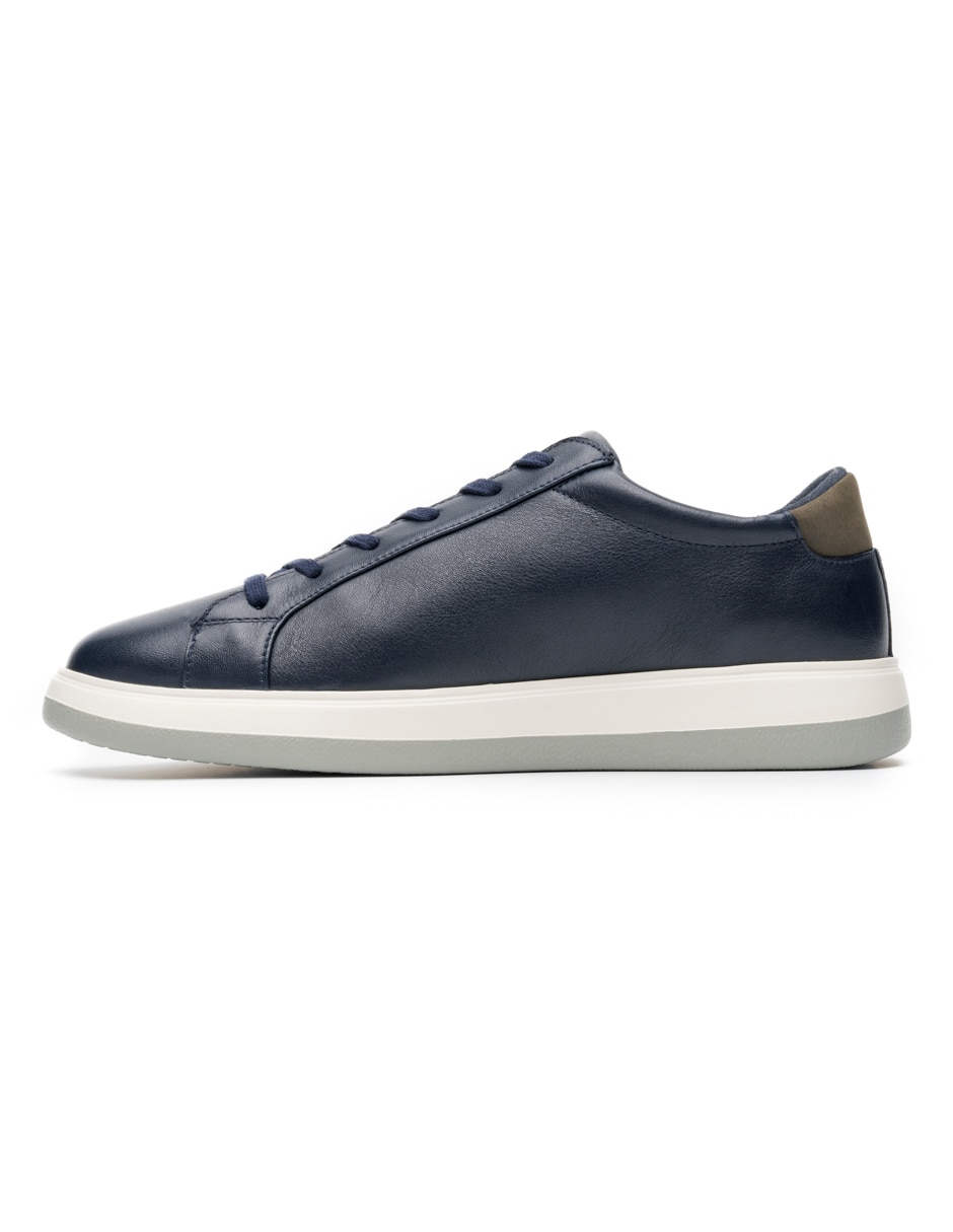 Tenis de piel para hombre