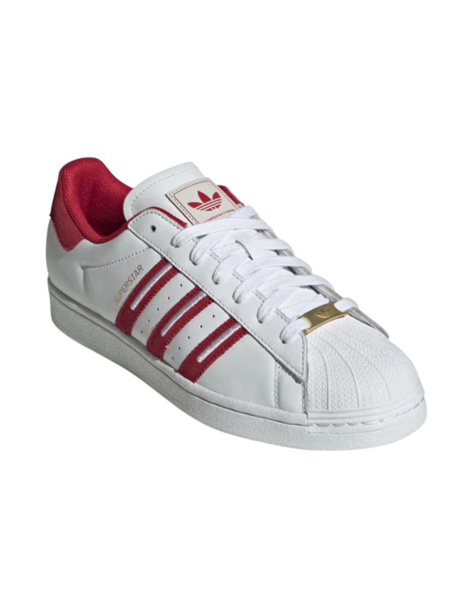 Tenis de piel Superstar para hombre 2