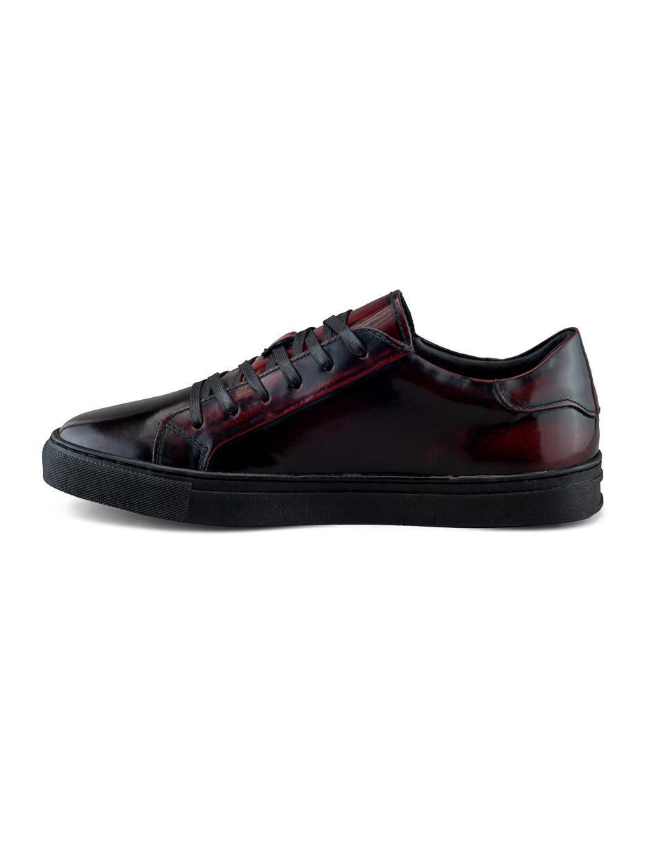 Tenis de piel para hombre