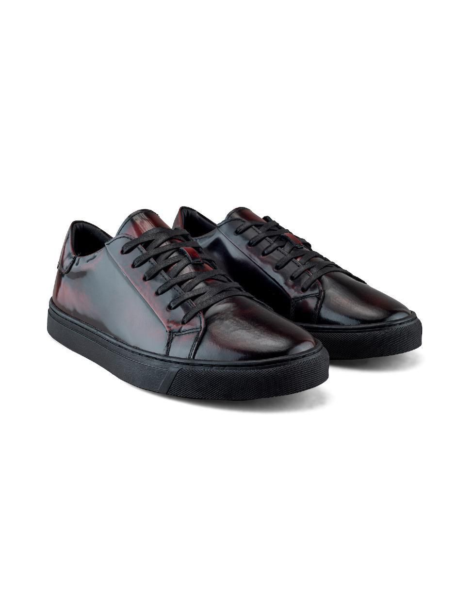 Tenis de piel para hombre