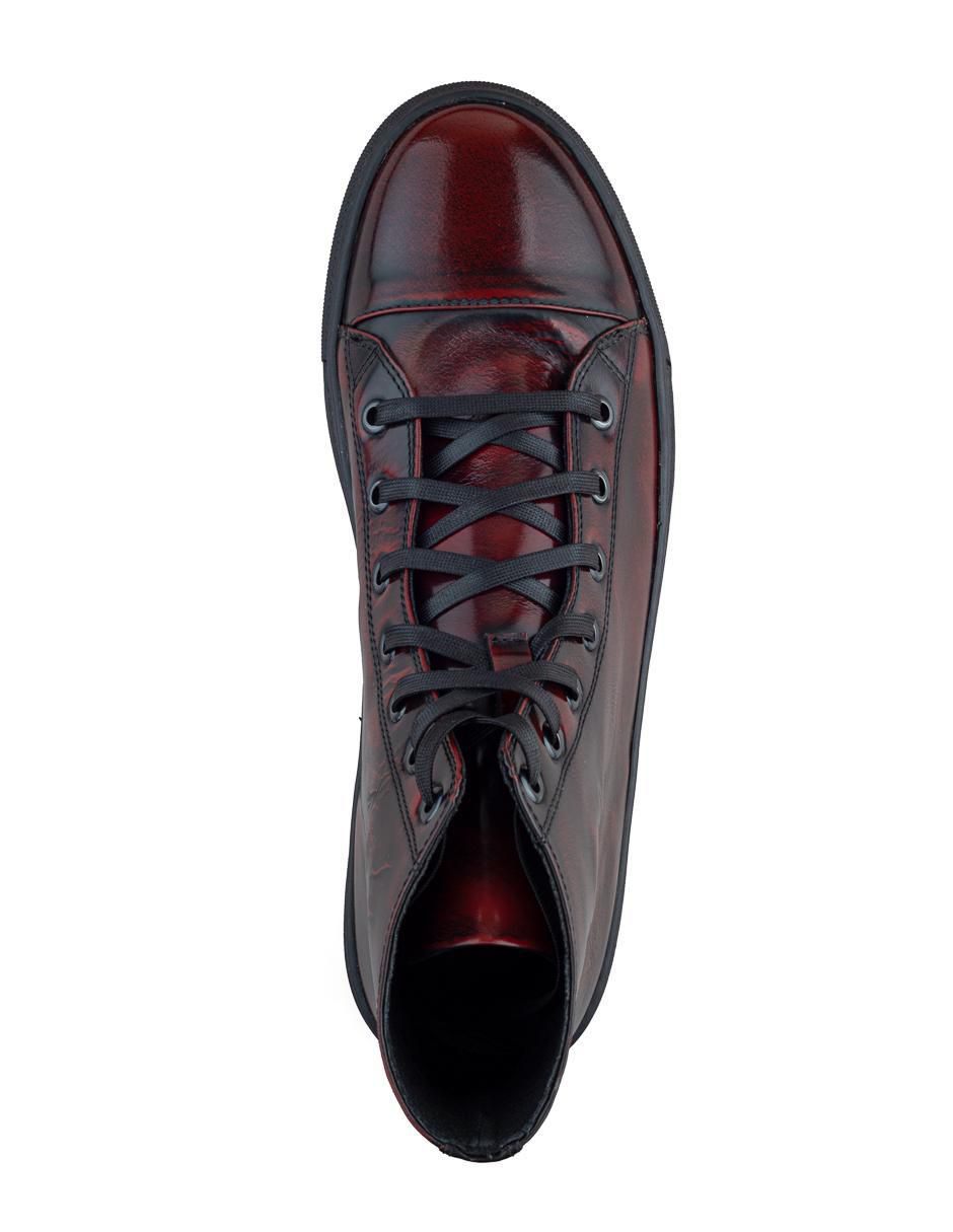 Tenis de piel para hombre