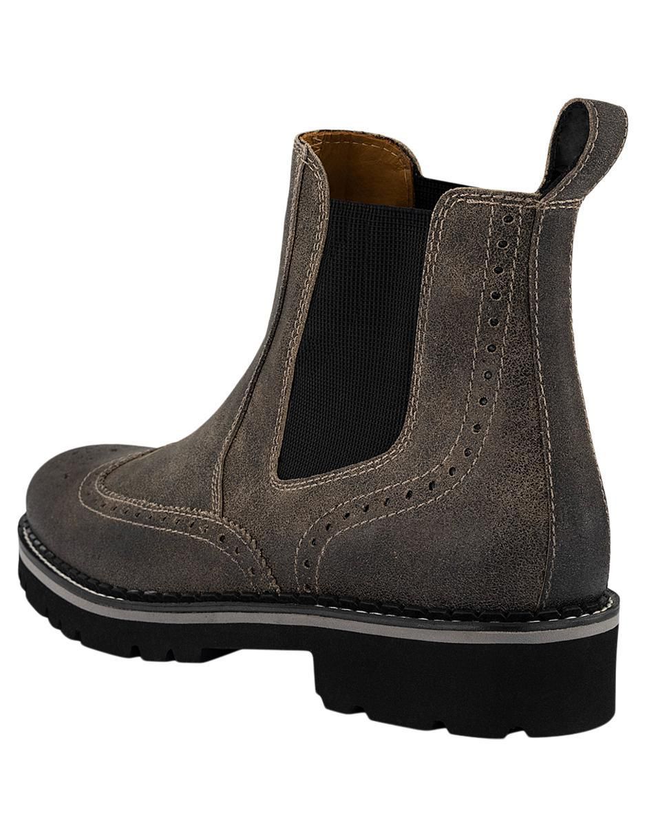 Botín de piel para hombre 4