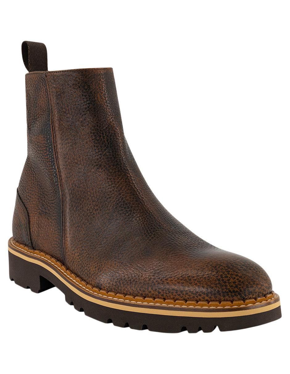 Botín de piel para hombre Botín de piel para hombre