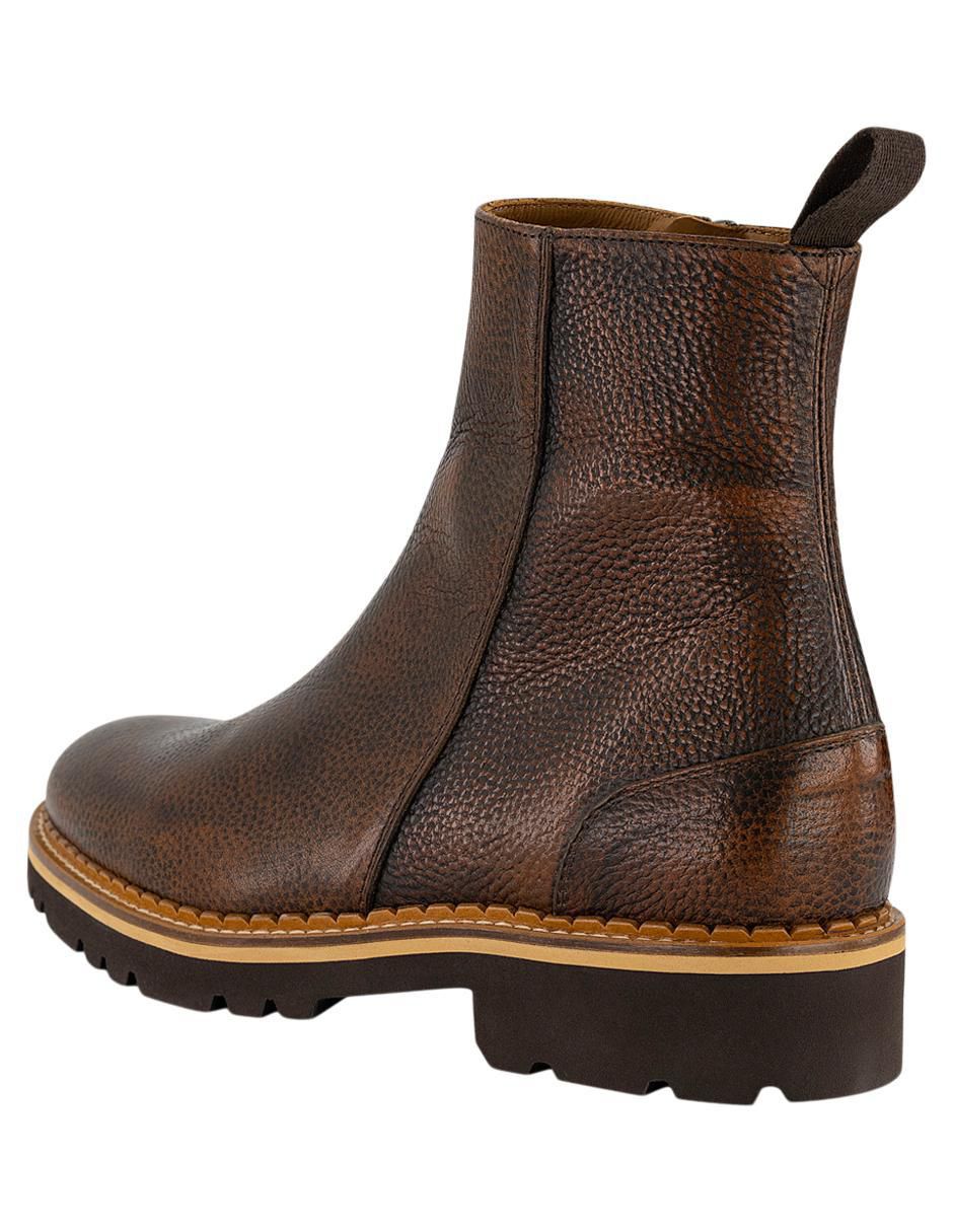 Botín de piel para hombre 4