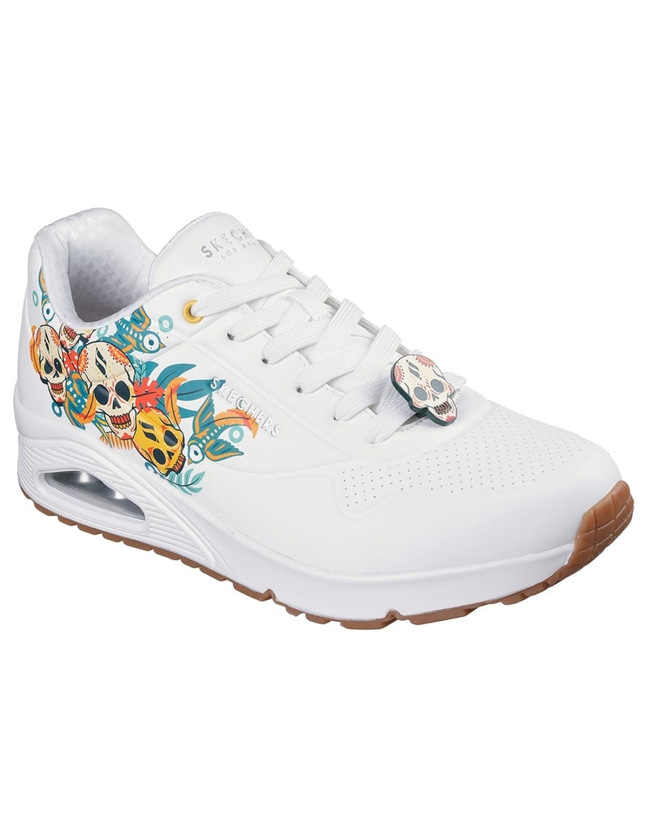 Tenis Skechers día de muertos para hombre