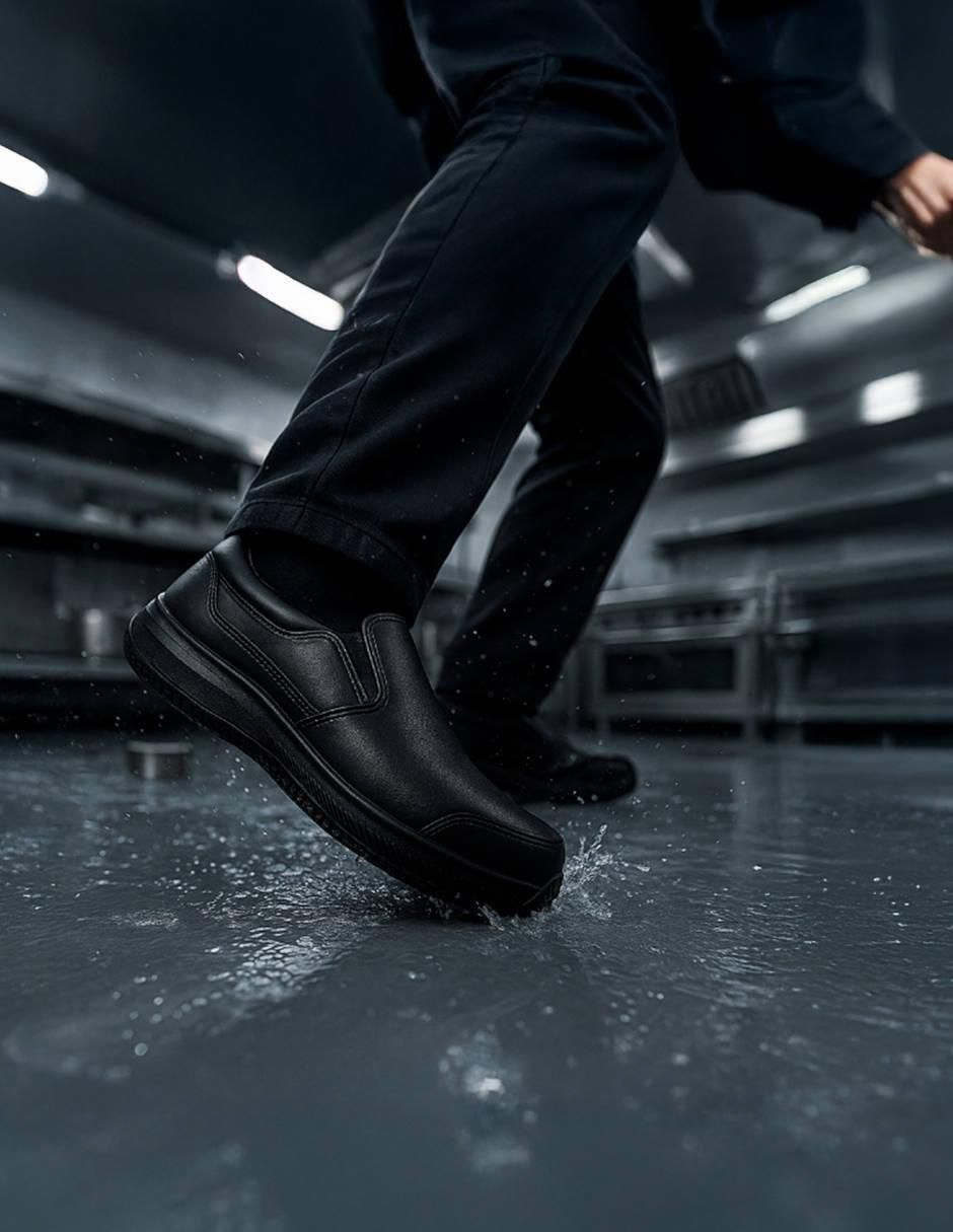 Zapatos de seguridad de piel