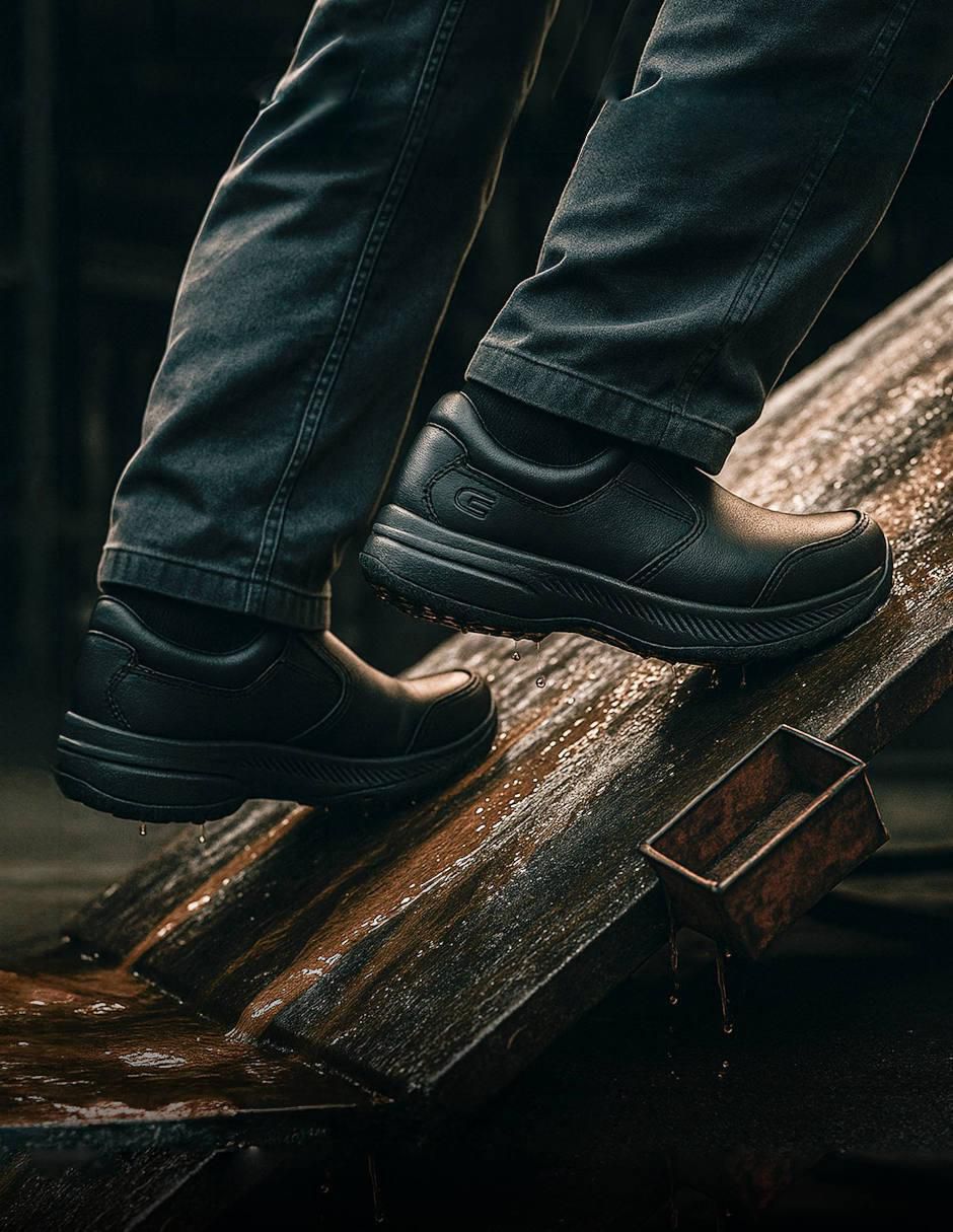 Zapatos de seguridad de piel