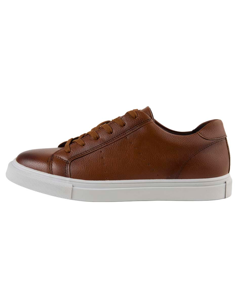 Tenis de piel para hombre