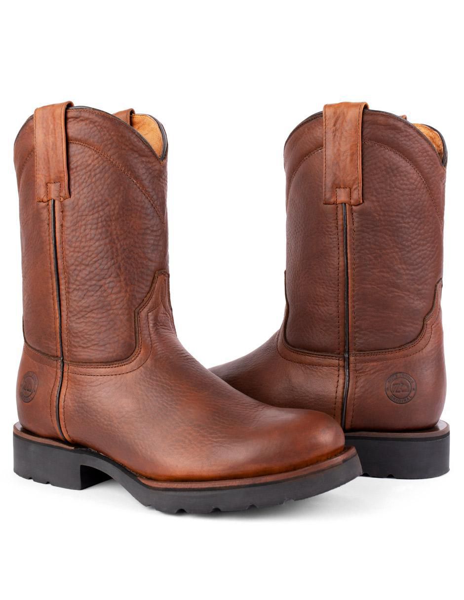 Bota de piel para hombre
