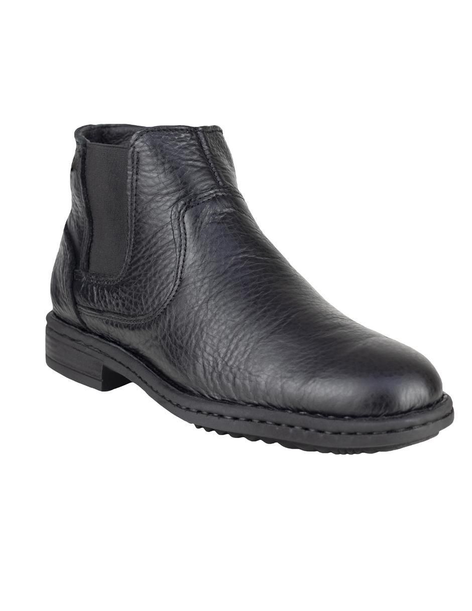 Botín de piel para hombre Botín de piel para hombre