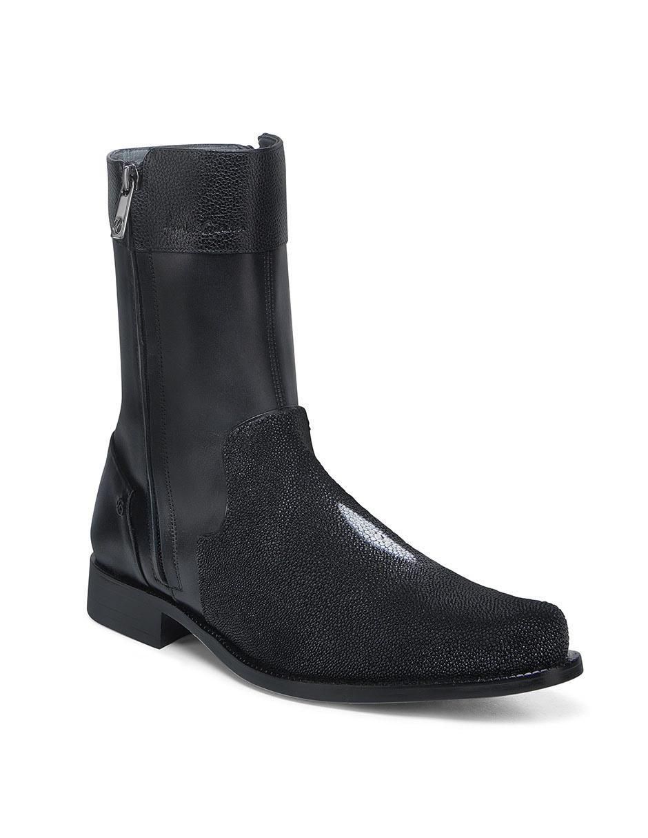 Botín de piel para hombre