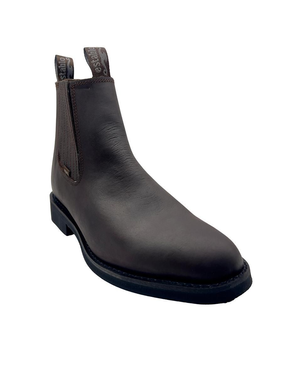 Botín 555 de piel para hombre 6